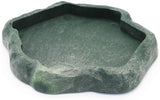 Reptile Feeder Terraium Bowl Plastic Shallow Reptile Feeder