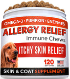 Allergy Relief Dog Treats Immune & Digestive Supplement