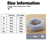 Fluffy Plush Cat Bed House Mat Beds for Cats Pet Products Super Soft Warm Long Plush Round Cat Dog Beds Houses for Cats Puppy