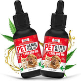 Minch Dogs Conditioners Pet H emp Oil Natural Herbs Pet Care Oil Anxiety Relief Pain Joint Hip Strengthens Immunity Pain Relief