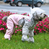 HOOPET Pet Dog Raincoat Clothes Waterproof Rain Jumpsuit For Small Dogs Outdoor Pet Clothing Coat Pet Supplies