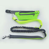 Pet Dog Elastic Belt Running Leash Set Hands Free Dog Leashes Collar Pets Accessories Puppy Dog Harness Leash For Sports Pet