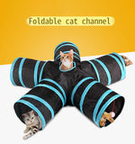 5/4/3Holes Pet Cat Tunnel Funny Toys for cats Foldable Cat Toys Interactive Cat Rabbit Animal Play Games Tunnel Chat Pet Product