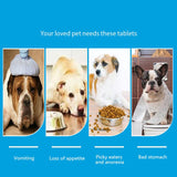 Dog Probiotics Digestive Tablets 180 Tablets Cats Regulates Gastrointestinal Vomiting Diarrhea Picky Eaters Pets Stomach Flatule