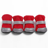 Reflective Dog Shoes Mesh Breathable Anti-slip Durable for small big dogs chihuahua pit bull Summer Winter Boots Dog supplies