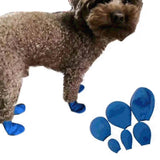 4Pc/Set Waterproof Paw Protector Balloon Rubber Rain Boots Cat Socks Footwear Anti Slip Pet Dog Shoes Puppy Chihuahua Botas Buty