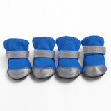 Reflective Dog Shoes Mesh Breathable Anti-slip Durable for small big dogs chihuahua pit bull Summer Winter Boots Dog supplies