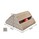 Cat Scratcher Board Corrugated Paper Toys With Bells Catnip Cat Scratcher Toy Grinding Nails Protect Furniture Pet Products