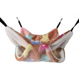Pet Sugar Glider Hamster Double-layer Hammock Thicken Plush Hanging Squirrel Sleeping Bag Mat