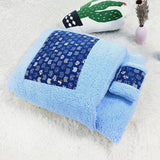 Winter Warm Pet Dog Cave Bed Soft Fleece Washable Removable for Cat Puppy Japanese Style Sleeping Bag Cushion House