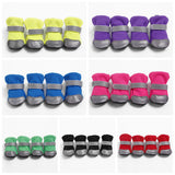 Reflective Dog Shoes Mesh Breathable Anti-slip Durable for small big dogs chihuahua pit bull Summer Winter Boots Dog supplies