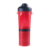 Portable 2 in 1 Pet Folding Water Bottle Food Container With Folding Silicone Pet Bowl Outdoor Travel Dog Cat Feeder Cup Bowl
