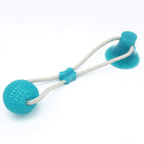 Silicon Pet Dog Toys Suction Cup Tug Dogs Chewing Push Ball Toy Pet Tooth Cleaning Dog Toothbrush for Puppy large Dog Biting Toy