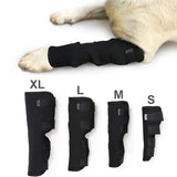 Pet Knee Pads Dog Support Brace For Leg Injury Recover Hock Joint Wrap Breathable Dog Legs Protector Support Health для собак
