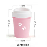 Dog Paw Cleaner Cup for Small Large Dogs Portable Outdoor Pet Foot Washer Cup Paw Clean Brush Soft Silicone Foot Wash Combs