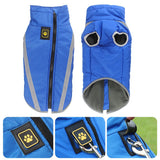 Pet Dog Clothes winter coat Reflective padded vest Warm Jacket Coat For Small Large Dogs French Bulldog Clothing Supplies XL-6XL