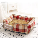 Pet Dog Bed Warm Pet Bed Removable Soft Pet Bed for Dogs Washable House Sofa Mats Sleeping Beds Cat Puppy Cotton Kennel Mat