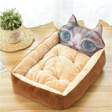 Cute Animal Shape Dog Beds for Large Small Medium Dogs Bed for Big Dogs Accessories for Large Dogs House Kennel Sofa Anti-stress