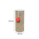 Cat Scratcher Board Corrugated Paper Toys With Bells Catnip Cat Scratcher Toy Grinding Nails Protect Furniture Pet Products