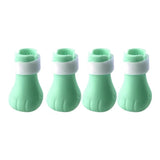Pet Cat Claw Cover Anti-Scratch Cat Boots Bath Washing Nails Foot Cover Pet Paw Protector Cat Shoes 4pcs/set Boots Pet Supplies