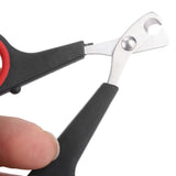1Pc Bird Nail Clipper Pet Bird Nail Scissors Pet Claw Nail Clippers Small Animals Grooming Tool Bird Supplies Black + Red