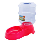 3.5L Dog Cat Feeder Bowl Automatic Pet Water Dispenser Drinking Fountain Bottle Plastic Pet Feeding Drinker Water Bowl