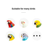 Funny Parrot Birds Toys Mini Basketball Hoop Basket Feste Shoot Toys for Parrot Intelligence Puzzle Game Chew Toys Pet Supplies