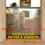 Magic-Gate Dog Pet Fences Portable Folding Safe Guard Indoor and Outdoor Protection Safety Magic Gate For Dogs Cat Pet