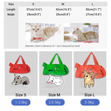 Cat Bag Health Care Hospital Soft Cat Carrier Bag for Cleaning Ear Trimming Nail Injection and Feeding Medicine Comfort Pet Bag