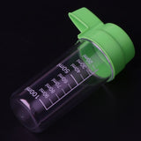 2 Pcs Bird Feeder and Drinker Set Clear Plastic Seed and Water Dispenser Large Capacity Fits Most Cage Automatic Feeding