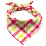 1pcs Dog scarf Plaid Style Puppy Cat Dog Bandana/Bibs Cotton Washable Bandana Dog Accessories for Small Dog Grooming Products