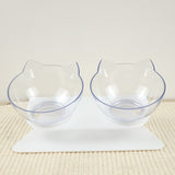 Cat Double Bowl Cat Bowl Dog Bowl  Non-slip Food Bowl With Raised Stand Cat Feeding &amp; Watering Supplies Dog Feeder Pet Supplies