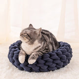 CAWAYI KENNEL Soft Pet House Dog Bed for Dogs Cats Small Animals Products Cama Perro Hondenmand Panier Chien Legowisko Dla Psa