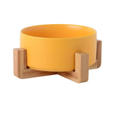 Ceramic Pet Bowl Cat Puppy Feeding Supplies Double Pet Bowls Dog Food Water Feeder Dog Accessories Durable multiple color option