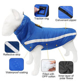Pet Dog Clothes winter coat Reflective padded vest Warm Jacket Coat For Small Large Dogs French Bulldog Clothing Supplies XL-6XL