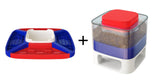 Dog Instant Non-Electric Automatic Slow Feeder Food Catapult Dispenser Anti-slip Pad with Puzzle Placemat Pet Training Toy Set