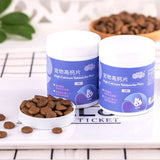 Pet High Calcium Tablets 140 Tablets Canned Dogs Cats Calcium Tablets Health Care Products Strong Bone Puppy