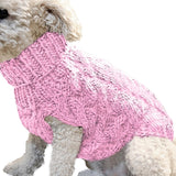 Small Dog Sweater Knitted Dog Clothes Shih Tzu French Bulldog Pet Sweater For Dog/Cat Winter Dog Coat Pet Dog Jumper Clothing