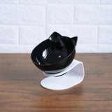 Cat Double Bowl Cat Bowl Dog Bowl  Non-slip Food Bowl With Raised Stand Cat Feeding &amp; Watering Supplies Dog Feeder Pet Supplies