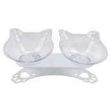 Cat Double Bowl Cat Bowl Dog Bowl  Non-slip Food Bowl With Raised Stand Cat Feeding &amp; Watering Supplies Dog Feeder Pet Supplies