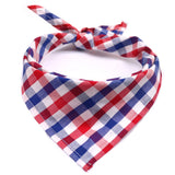 1pcs Dog scarf Plaid Style Puppy Cat Dog Bandana/Bibs Cotton Washable Bandana Dog Accessories for Small Dog Grooming Products