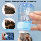 Pet Portable Foot Cleaner Cup Clipper Travel Cat Dog Accessories Dog Paw Cleaner Cup Foot Massage Tiny Washer Dogs Grooming Tool