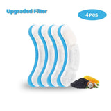 DownyPaws 4/8/12PCS Cat Water Fountain Replacement Filters for WF050/WF060 Activated Carbon Filter for Pet Auto Drinking Feeder