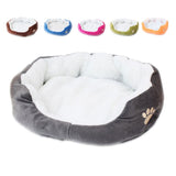 Fleece Dog Beds for Small Medium Dogs Kennel Winter Warm Pet Dog Bed for Small Dogs Luxury Puppy Cat Bed House Accessories Pug