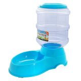 3.5L Dog Cat Feeder Bowl Automatic Pet Water Dispenser Drinking Fountain Bottle Plastic Pet Feeding Drinker Water Bowl
