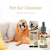Pet Eye Drops Ears Cleaning Liquid Cat Dog Auricular Mites Killer  Puppy Kitten Non-toxic Ear Eye Cleanser Pets Supplies 30ml