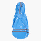 Pet Small Dog Raincoat PU Reflective Waterproof Clothes Hooded Jumpsuit Rainwear for Small Medium Dogs Teddy Chihuahua