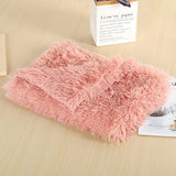 Fluffy Plush Dog Blanket Pet Sleeping Mat Cushion Mattress Extra Soft Warm Pet Throw Blankets for Small Medium Large Dogs &amp; Cats