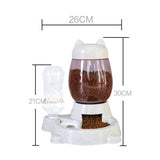 &amp;2.2L Pet Automatic Feeder Dog Cat Drinking Bowl For Dogs Water Drinking Feeder Cat Feeding Large Capacity Dispenser Pet Cat Dog