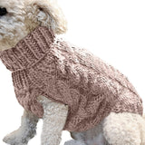 Small Dog Sweater Knitted Dog Clothes Shih Tzu French Bulldog Pet Sweater For Dog/Cat Winter Dog Coat Pet Dog Jumper Clothing